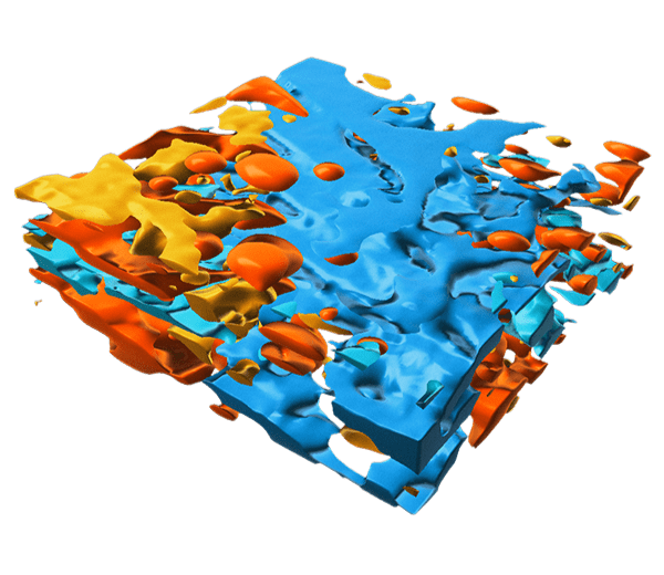 在 Imaris 软件中渲染的化妆品乳液三维拉曼图像